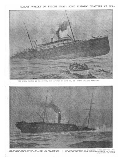 Famous Wrecks of Bygone Days: Some Historic Disasters at Sea, 20. april 1912. af Unbekannt