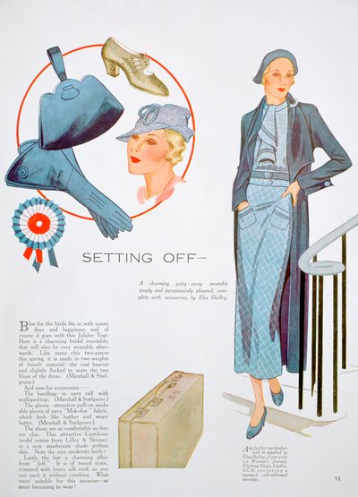Modeillustration, 1935 af Unbekannt