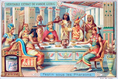 Fest på Faraonernes tid, det gamle Egypten, c1900 af Unbekannt