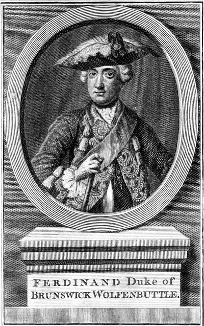 Ferdinand, hertug af Brunswick, 1800-tallet. af Unbekannt