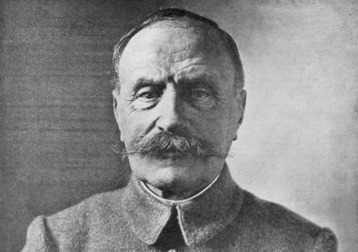Ferdinand Foch, fransk general og allieret øverstbefalende i Første Verdenskrig, 26. marts 1918 af Unbekannt
