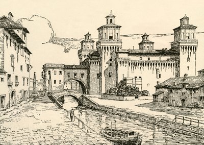 Ferrara: The Ducal Palace, 1928. af Unbekannt