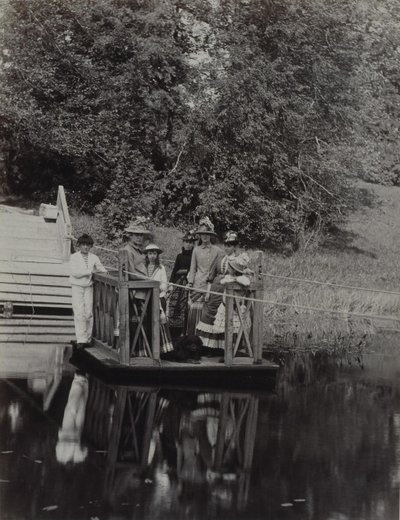 Færge ved Pyotr Durnovo Dacha i Petersborg, 1880
