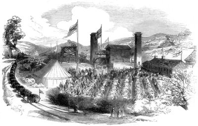 Fest til fejring af at vinde kullet på Rhondda-grenen af Taff Vale-jernbanen, 1851 af Unbekannt