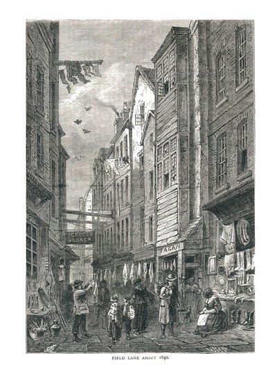 Markbane omkring 1840 af Unbekannt