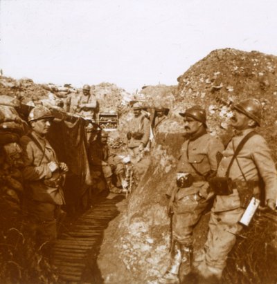 Kampenhed, Ville-sur-Tourbe, Nordfrankrig, c1914-c1918 af Unbekannt
