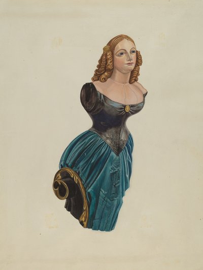 Galionsfigur: Jenny Lind, 19351942. af Unbekannt