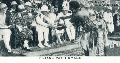 Fijianerne hylder, 1927 1937 af Unbekannt