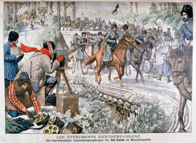 Optagelser i Manchuriet under den russisk-japanske krig, 1904 af Unbekannt