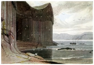 Fingals Cave, Staffa, Ydre Hebrider, Skotland. 1814 1956 af Unbekannt