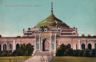 Første konge af Oudhs grav. Lucknow, c1900 af Unbekannt