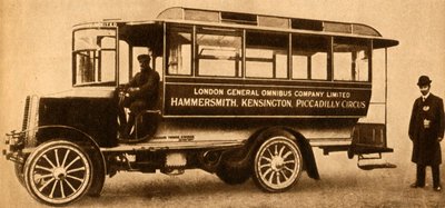 Første L.G.O.C. Motorbus, 1904, 1933. af Unbekannt