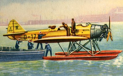 Første katapultpostlevering, 1929, 1932. af Unbekannt