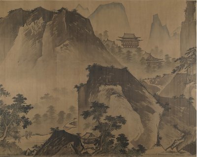 Første halvdel af Ten Thousand Li af Yangzi-floden, slutningen af det 15. århundrede. af Unbekannt