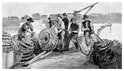Fishermans Jetty, 1886 af Unbekannt