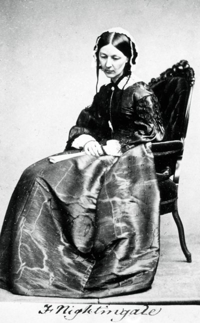 Florence Nightingale 1820-1910, 1854 af Unbekannt