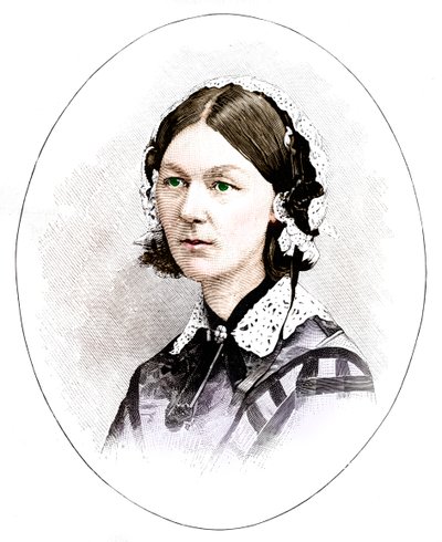 Florence Nightingale 1820-1910, britisk sygeplejerske af Unbekannt