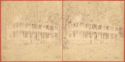 Flume House, Santa Cruz Mountains, 1860