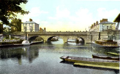 Folly Bridge, Oxford, 20. århundrede af Unbekannt