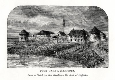 Fort Garry, Manitoba, Canada, slutningen af det 19. århundrede af Unbekannt