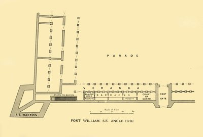 Fort William, S.E. Vinkel, 1756, 1925. af Unbekannt