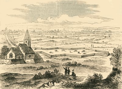 Befæstninger af Old St. Pancras, c1876. af Unbekannt