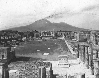 Forum, Pompeji, Italien, slutningen af det 19. eller begyndelsen af det 20. århundrede af Unbekannt