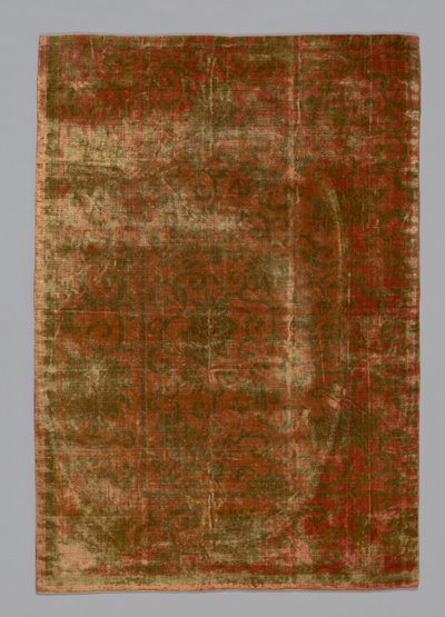 Fragmentmøbelstof, Kina, Qing-dynastiet 1644-1911, 17751850. af Unbekannt