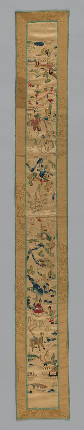 Fragment Sleeve Band, Kina, Qing-dynastiet 1644-1911, 185075. af Unbekannt