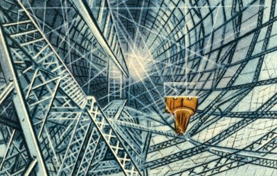 Ramme af en zeppelin, 1932. af Unbekannt