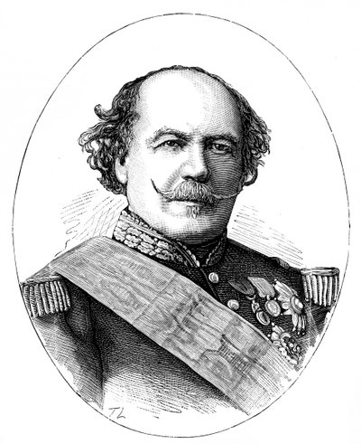 Francois Certain Canrobert 1809-1895, general og marskal af Frankrig af Unbekannt