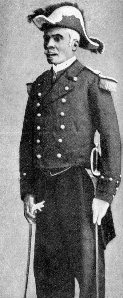 François C. Antoine Simon, præsident for Haiti, klædt ud som admiral, 1922 af Unbekannt