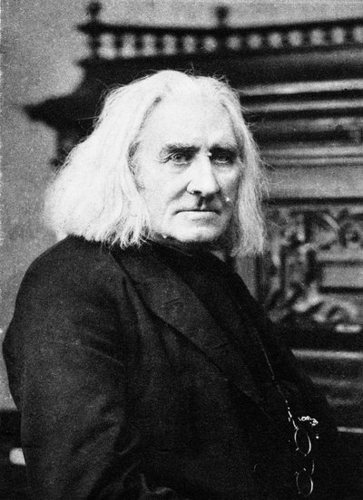 Franz Liszt, ungarsk pianist og komponist, slutningen af det 19. århundrede af Unbekannt