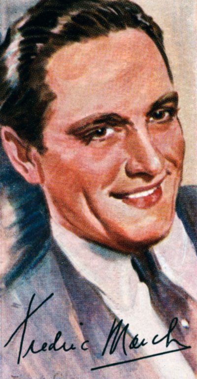 Fredric March, 1897-1975, to gange Oscar-vindende amerikansk skuespiller, 20. århundrede af Unbekannt