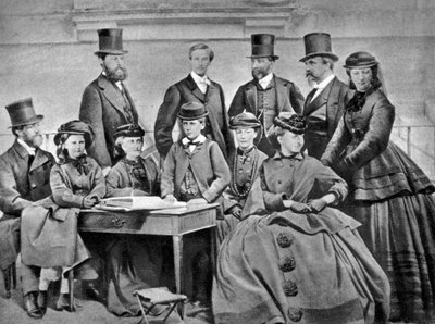 Fransk kejserfamilie, 1866 af Unbekannt