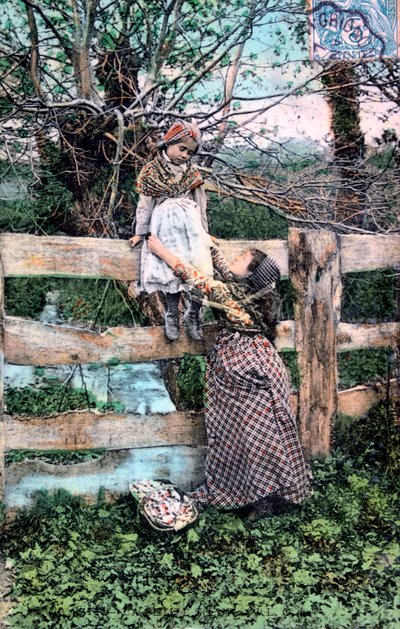 Fransk postkort, c1900 af Unbekannt