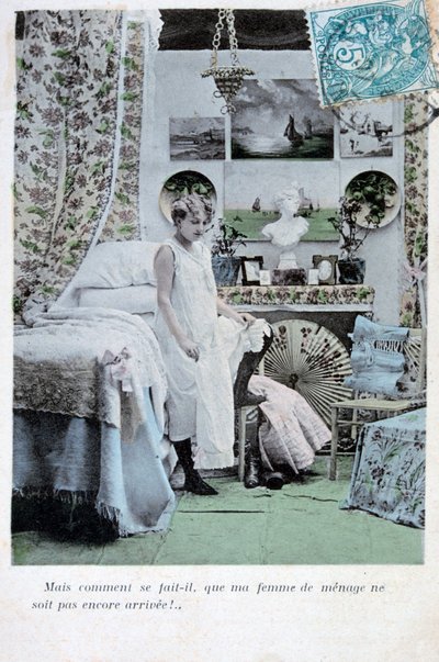 Französische Postkarte, um 1900 von Unbekannt