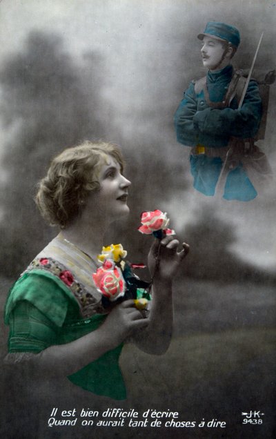Fransk postkort fra første verdenskrig, 1914-1918 af Unbekannt