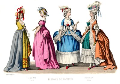 Fransk kostume: Louis XVI, 1882 af Unbekannt