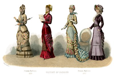 Fransk kostume: Present Fashions, 1882 af Unbekannt