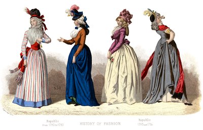 Fransk kostume: Republik, 1882 af Unbekannt