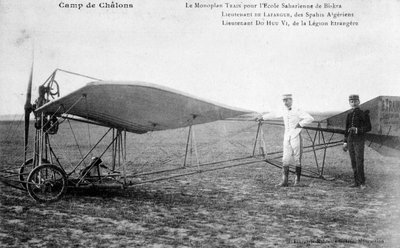 Fransk monoplan, Biskra, Algeriet, c1911 af Unbekannt