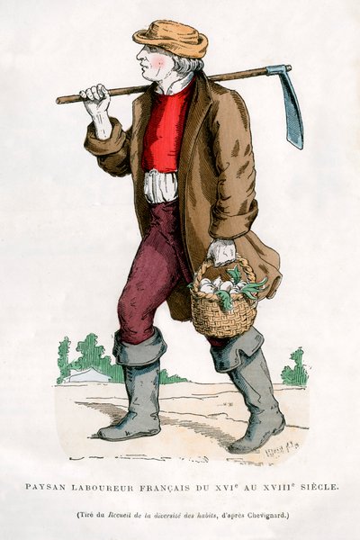 Fransk bondegårdsarbejder, 1500-tallet 1882-1884 af Unbekannt