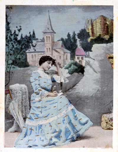 Fransk postkort, c1900 af Unbekannt