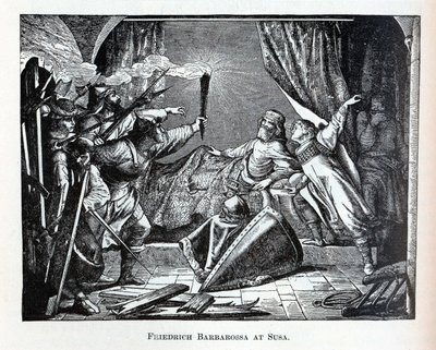 Friedrich Barbarossa i Susa, 1882 af Unbekannt
