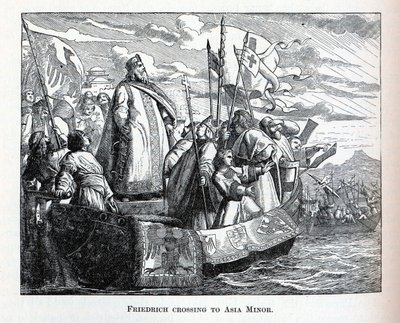 Friedrich krydser til Lilleasien, 1882 af Unbekannt