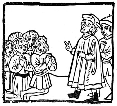 Fra Pfisters Biblia pauperum, 1462 1844 af Unbekannt