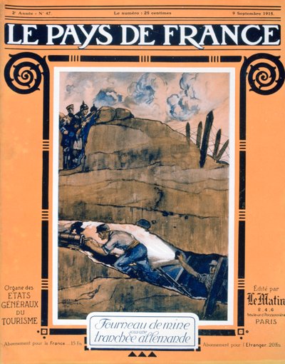Forside af Le Pays de France, 9. september 1915 af Unbekannt