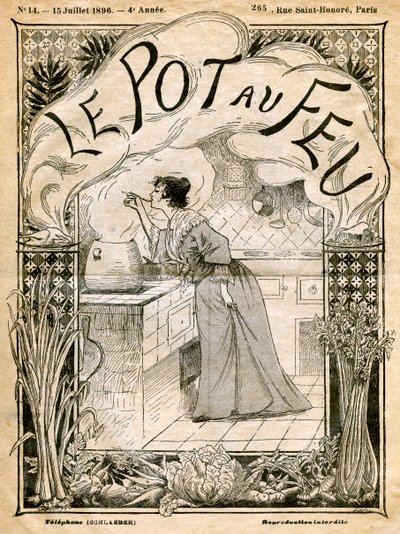Forside af Le Pot au Feu, 15. juli 1896 af Unbekannt