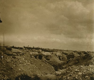 Frontlinje, Jonchery, Nordfrankrig, c1914-c1918 af Unbekannt